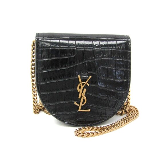 Saint Laurent Handbags - SAINT LAURENT Black Leather Wallet